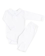 Body Bordado Bolinha Azul-Bebê - Nina & Maria Baby Store
