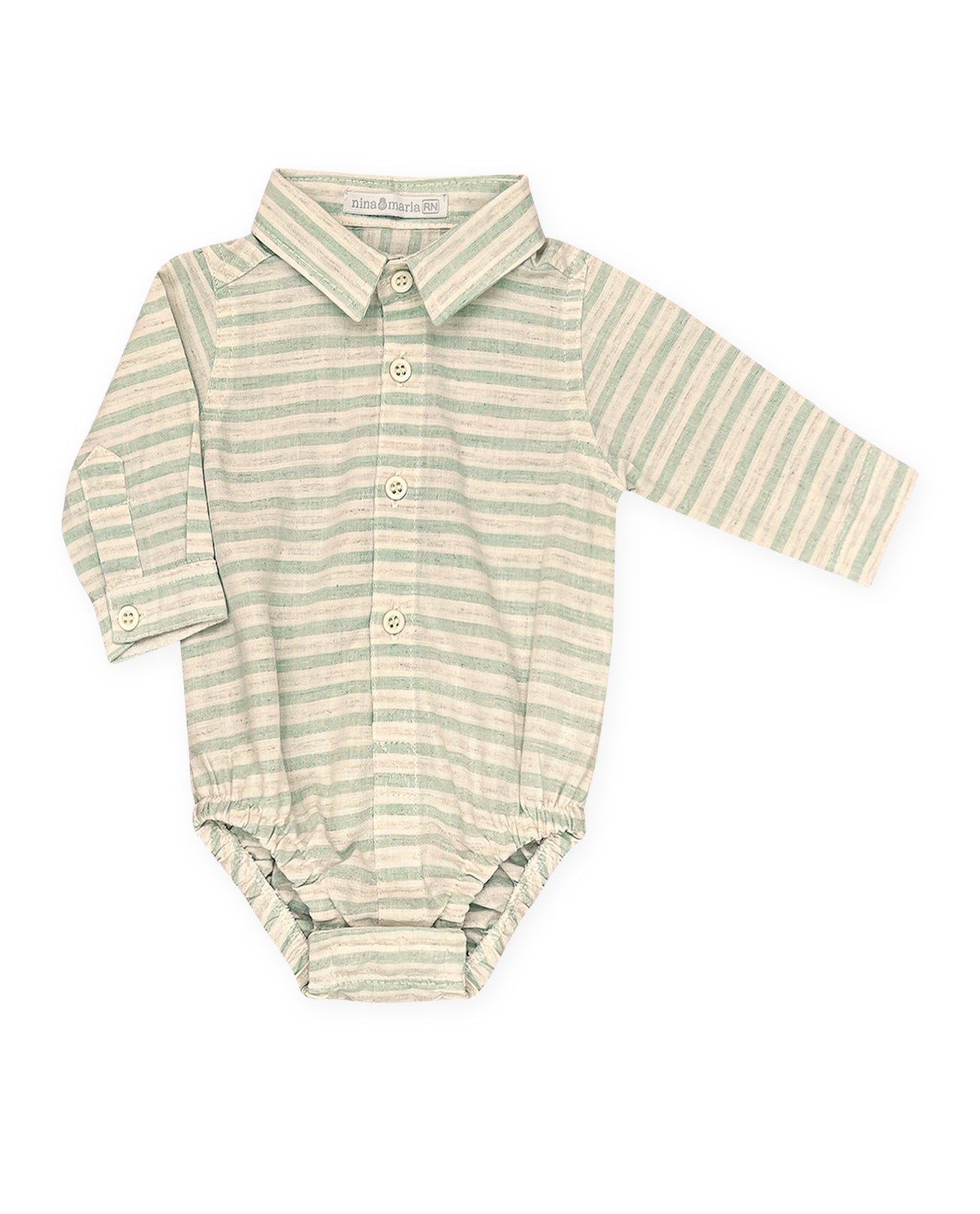 Body Camisa Manga Longa Listrada
