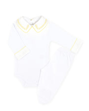 Body Bordado Trigo Amarelo Masculino - Nina & Maria Baby Store