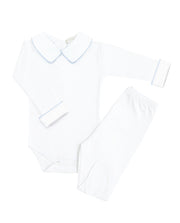 Body Viés em Tricot Azul-Bebê Masculino - Nina & Maria Baby Store