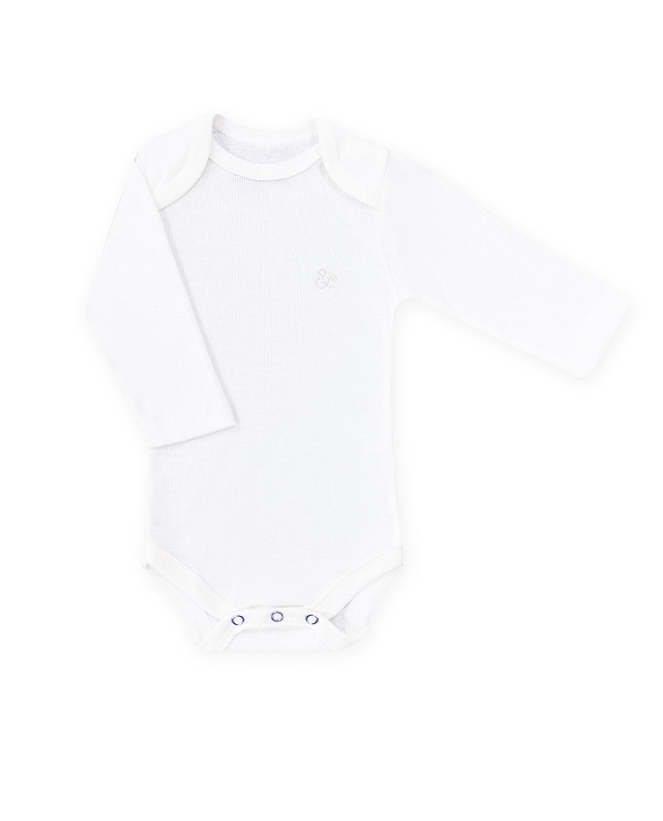 Body Liso Branco Manga Longa - Homewear