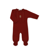 Macacão Urso Rococó Vermelho - Nina & Maria Baby Store