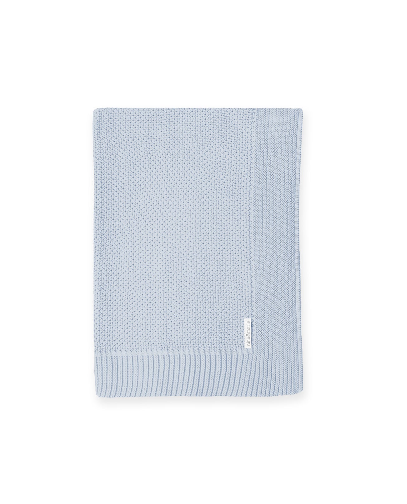 Manta Pipoca Azul - Nina & Maria Baby Store