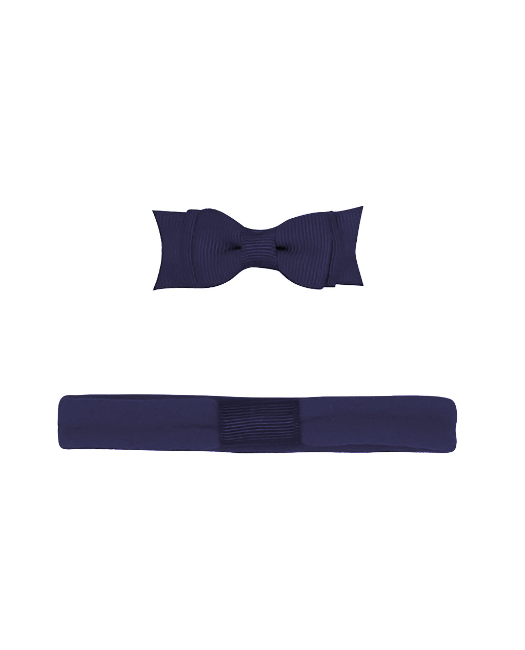 Lacinho de Cabelo Gravata Azul-Marinho