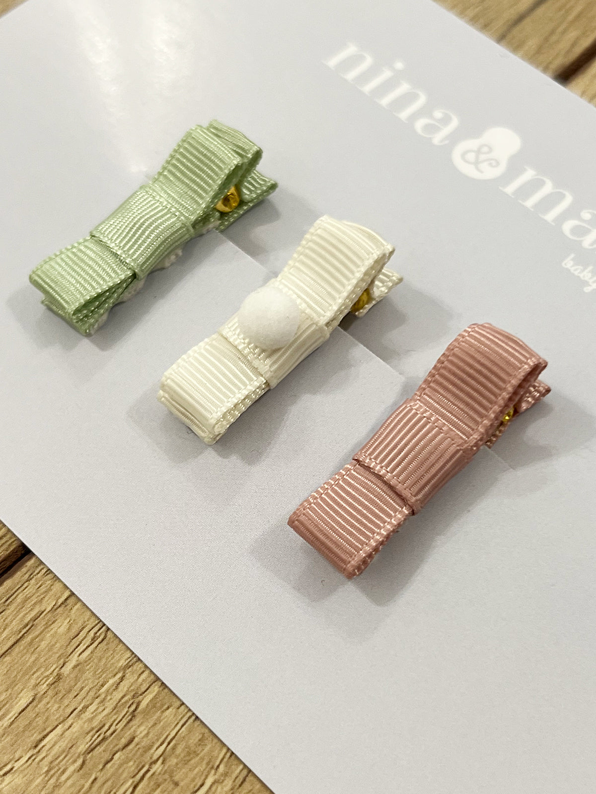 Lacinhos de Cabelo Trio Vintage