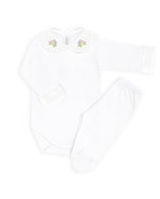 Body Bordado 3 Flores Colors - Nina & Maria Baby Store