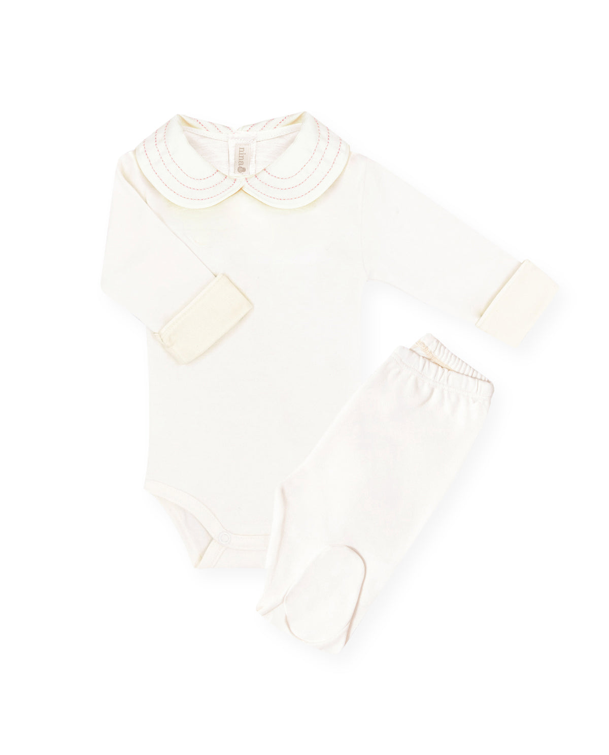 Body Cru 3 Listras Rosa - Nina & Maria Baby Store
