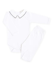 Body Bordado Bolinha Azul-Marinho - Nina & Maria Baby Store