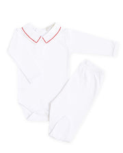 Body Bordado Bolinha Vermelha - Nina & Maria Baby Store