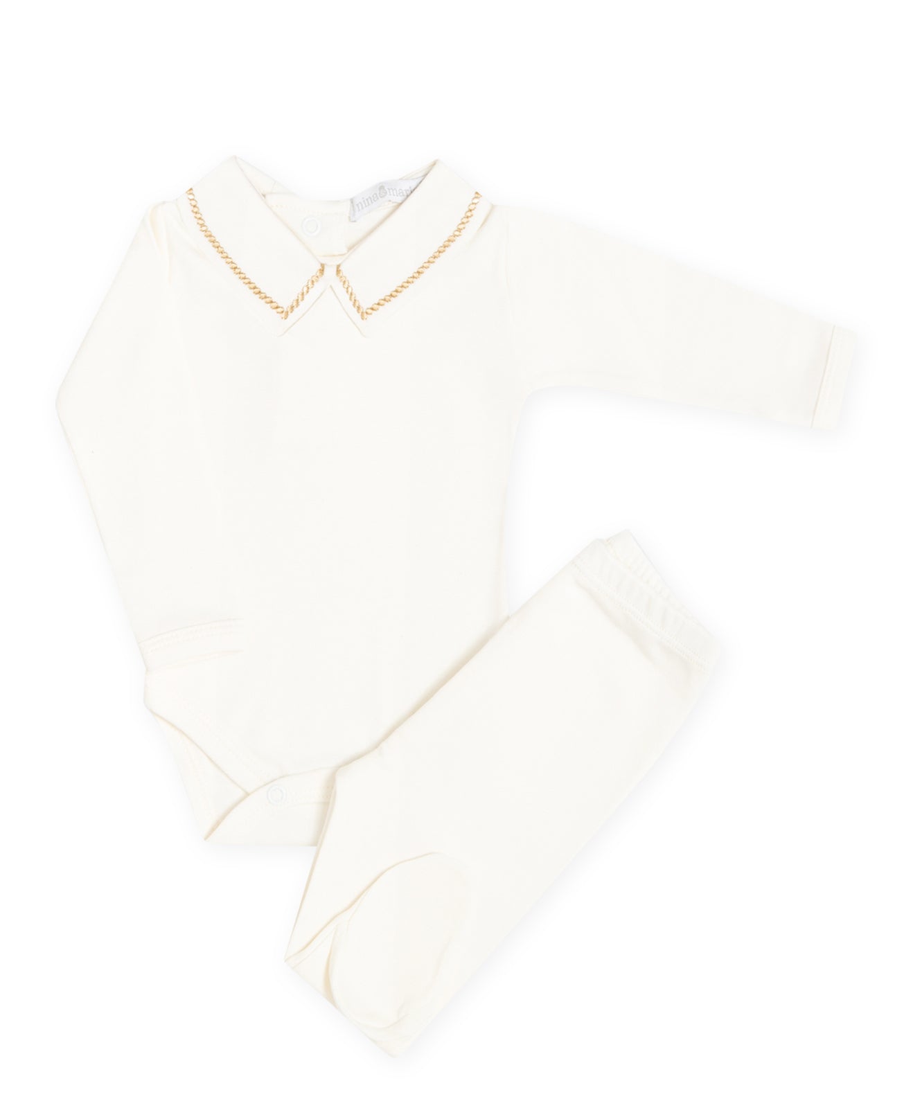 Body Longo Corda Completa Dourada