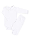 Body Bordado Listras Branco - Nina & Maria Baby Store