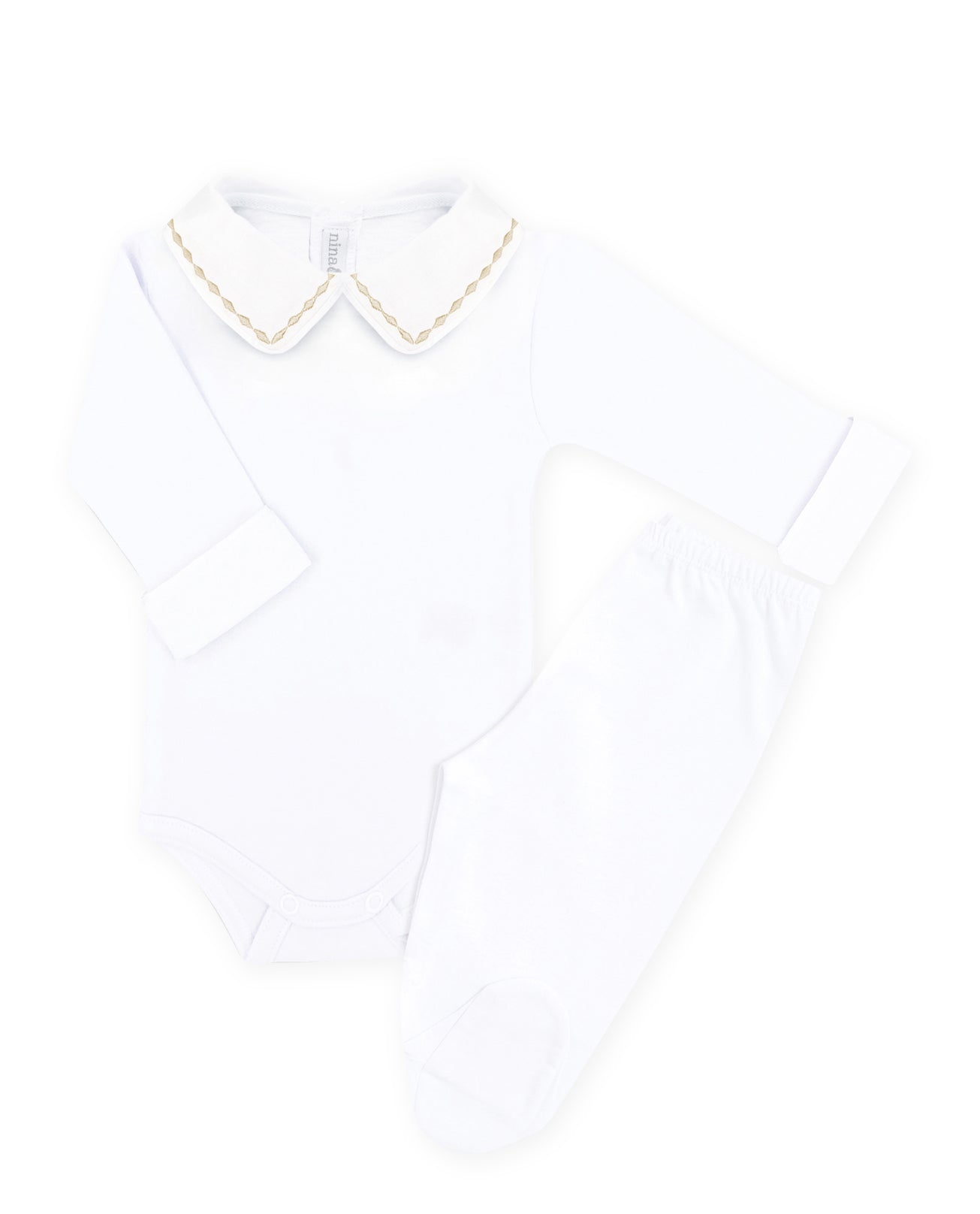 Body Losangos Bege - Nina & Maria Baby Store