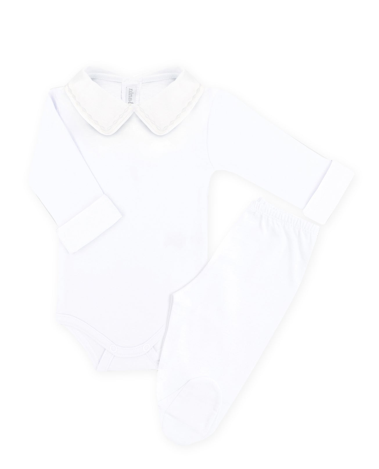 Body Losangos Branco - Nina & Maria Baby Store