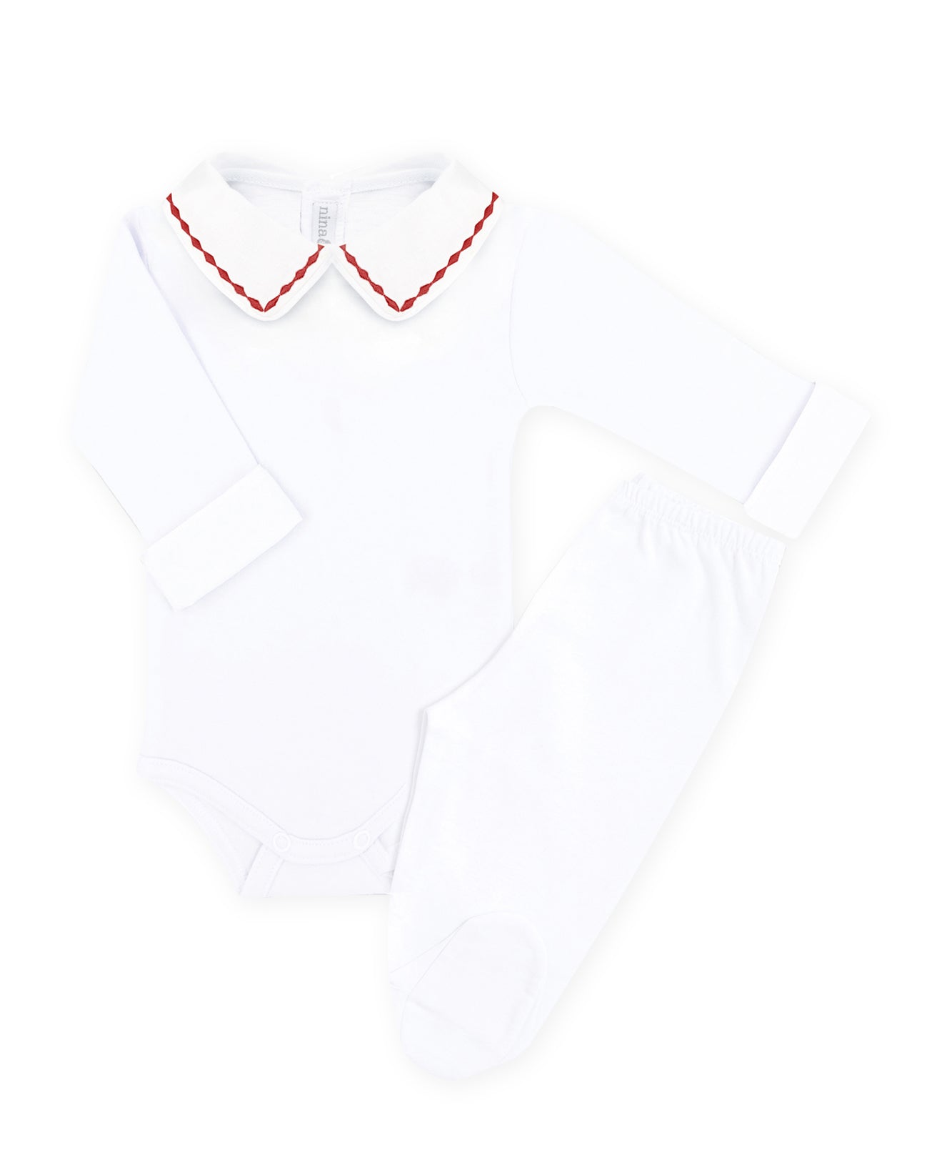 Body Losangos Vermelho - Nina & Maria Baby Store