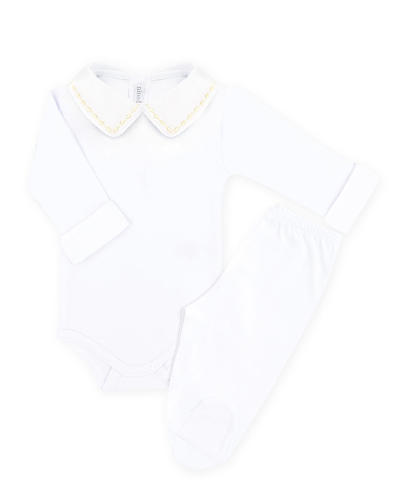 Body Losangos Amarelo - Nina & Maria Baby Store