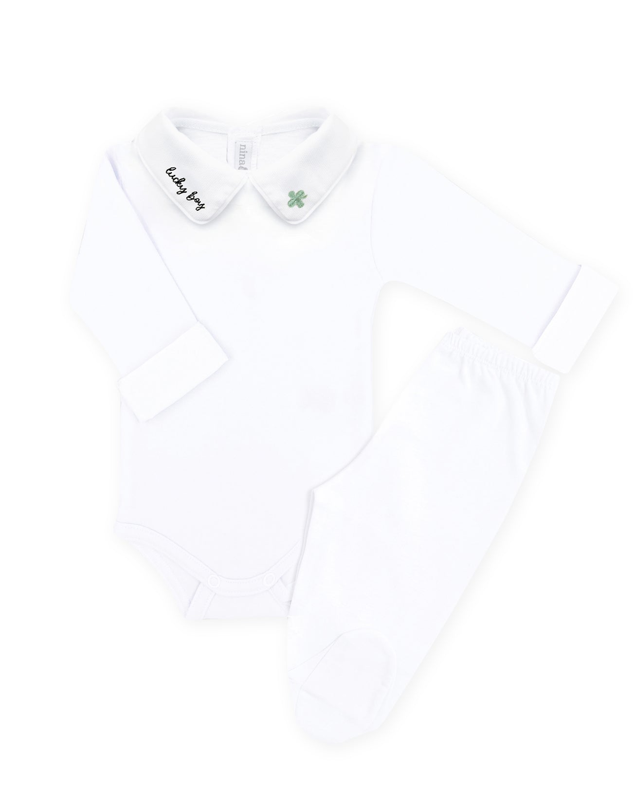 Body Bordado Good Lucky - Nina & Maria Baby Store