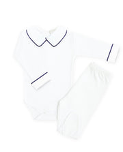 Body Viés em Tricot Azul-Marinho Masculino - Nina & Maria Baby Store