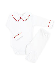 Body Viés em Tricot Vermelho Masculino - Nina & Maria Baby Store