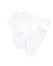 Body Viés em Tricot Amarelo Unissex - Nina & Maria Baby Store