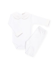 Body Liso Gola Branca Unissex - Nina & Maria Baby Store