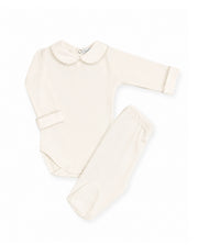 Body Barradinho  Cru - Nina & Maria Baby Store