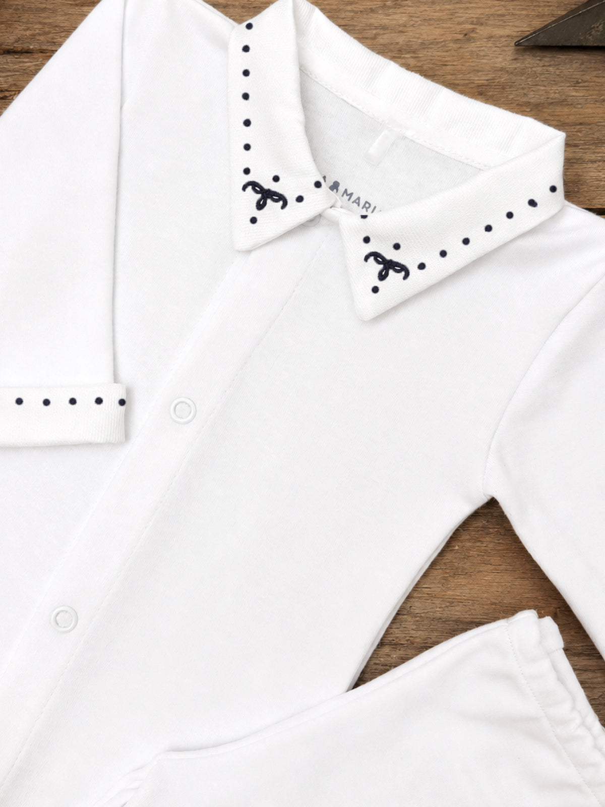 Body Western em Algodão Egípcio Azul-Marinho