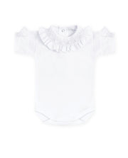 Body Manga Curta Casinha Abelha Branco