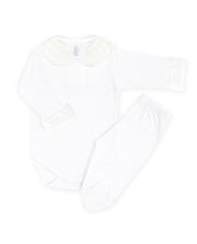 Body Bordado Poá Branco