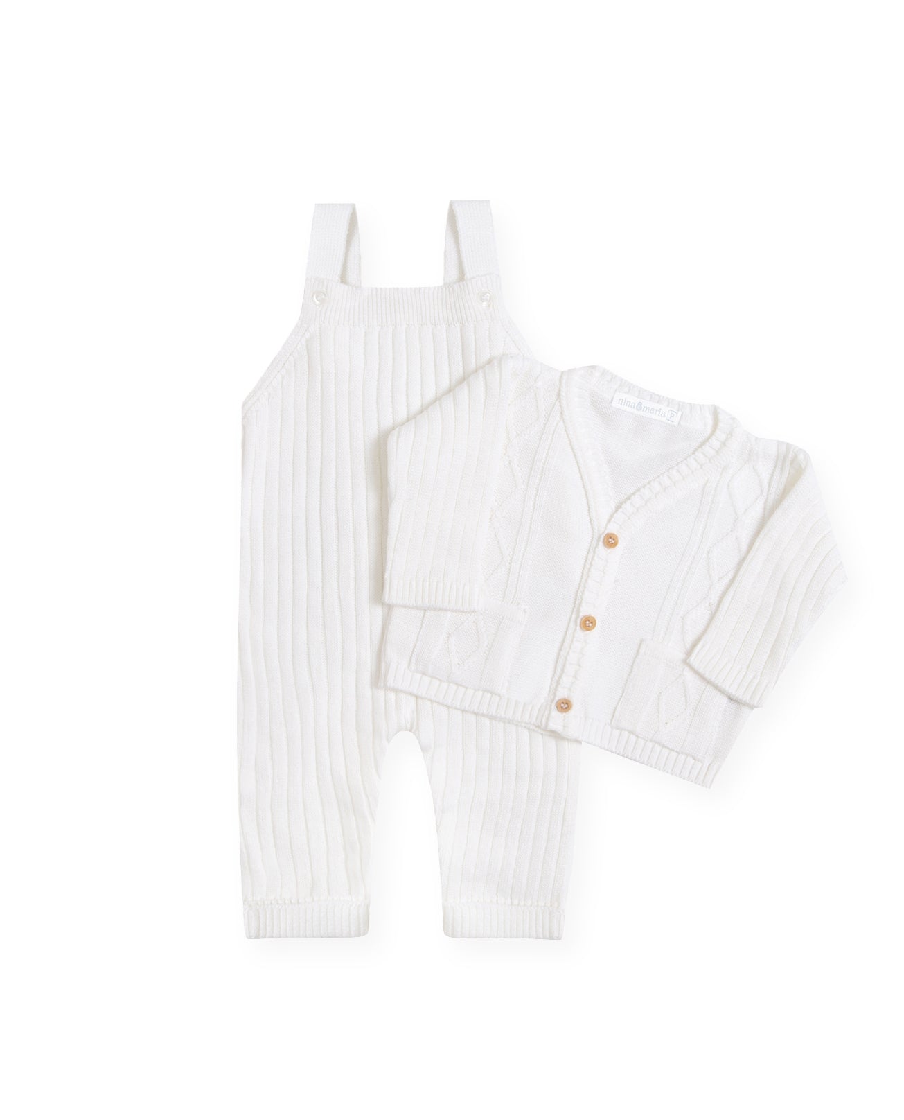 Conjunto Canelado Branco