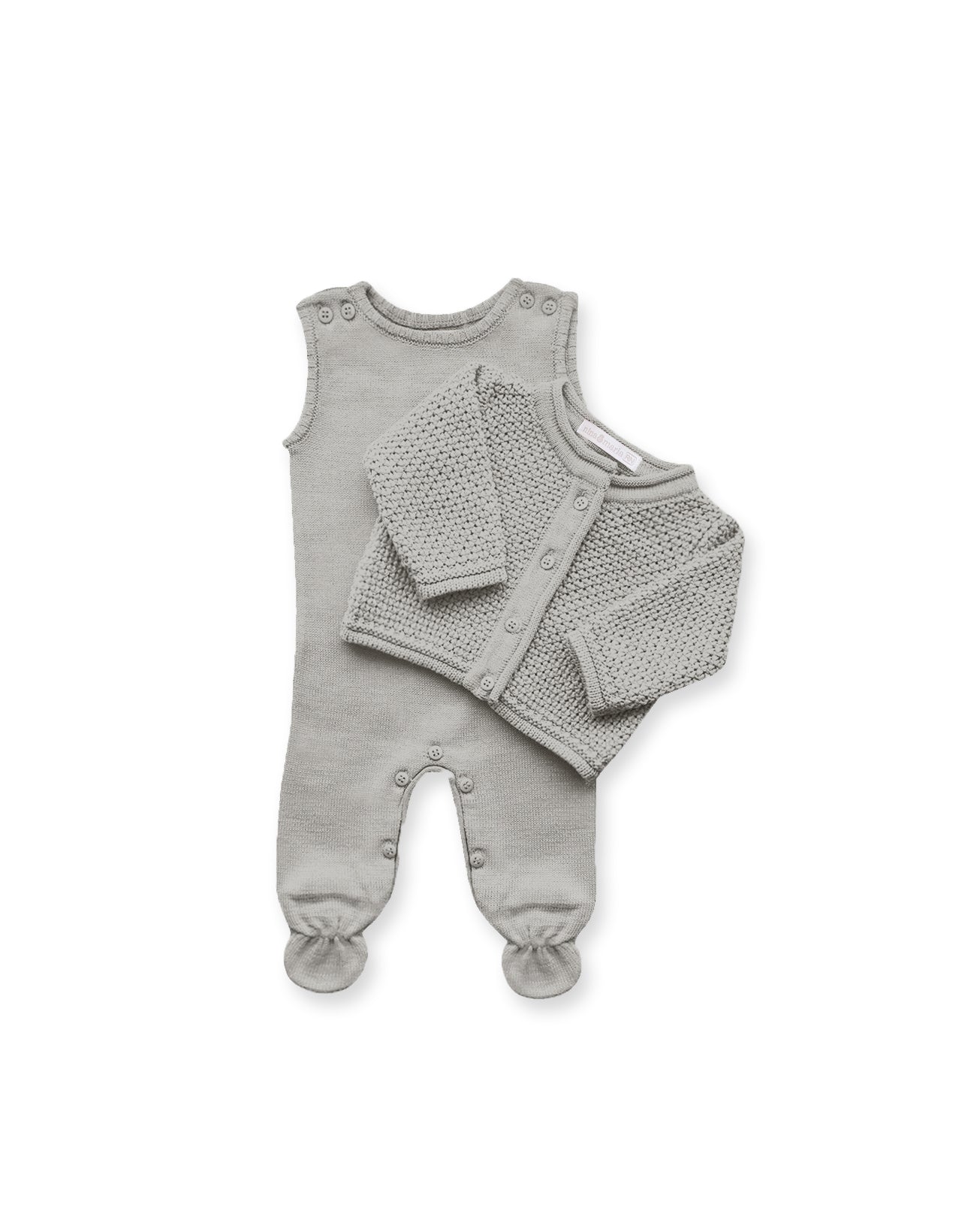 Conjunto Pipoca Cinza - Nina & Maria Baby Store