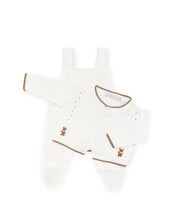 Conjunto Ursinhos Rococó Branco - Nina & Maria Baby Store