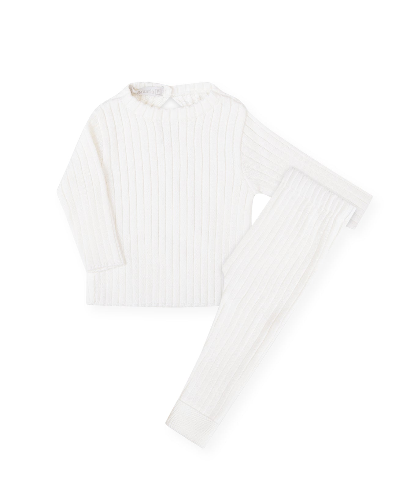 Conjunto Essential Canelado Branco