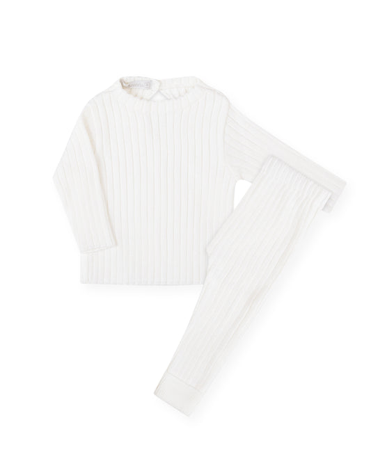 Conjunto Essential Canelado Branco 1305