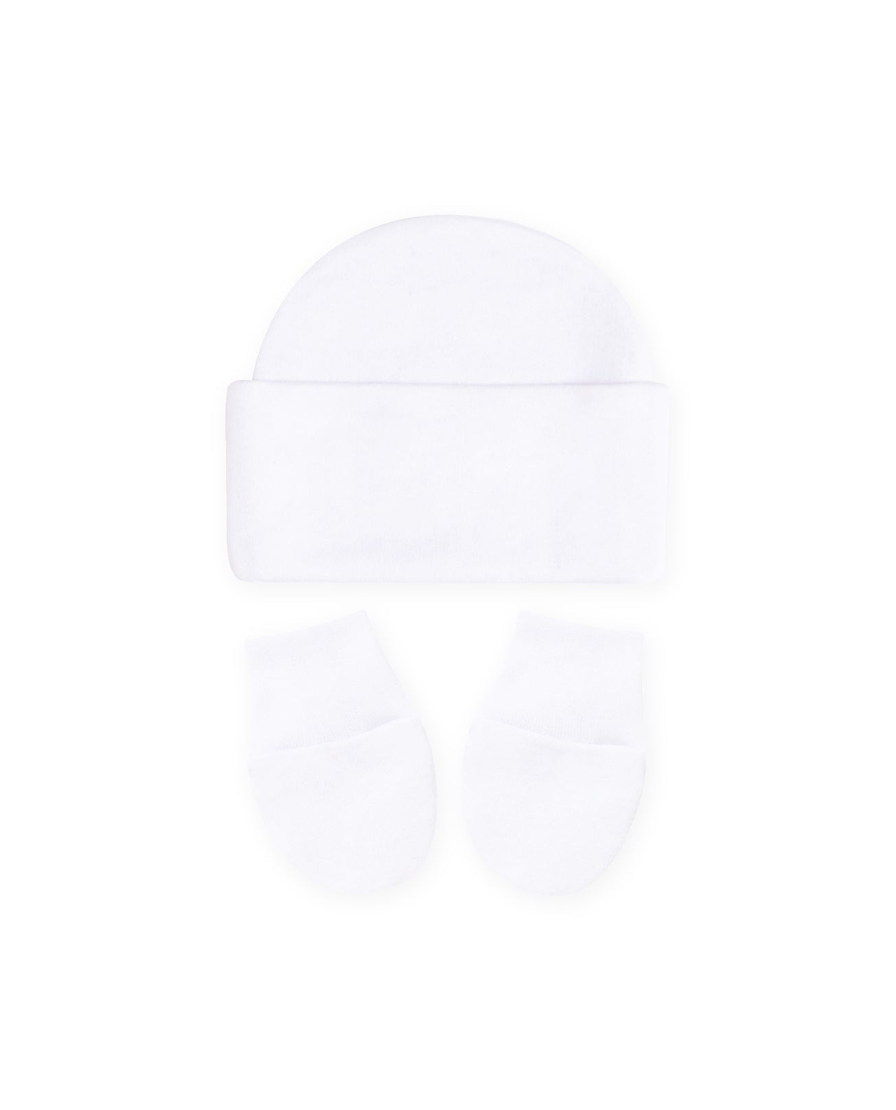 Touca e Luvas Maternidade Branco