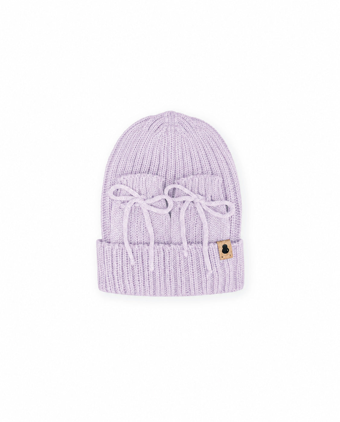Kit Gorro e Luvas Canelado Lilás - Nina & Maria Baby Store