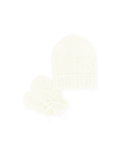 Kit Gorro e Luvas Trança Off White - Nina & Maria Baby Store