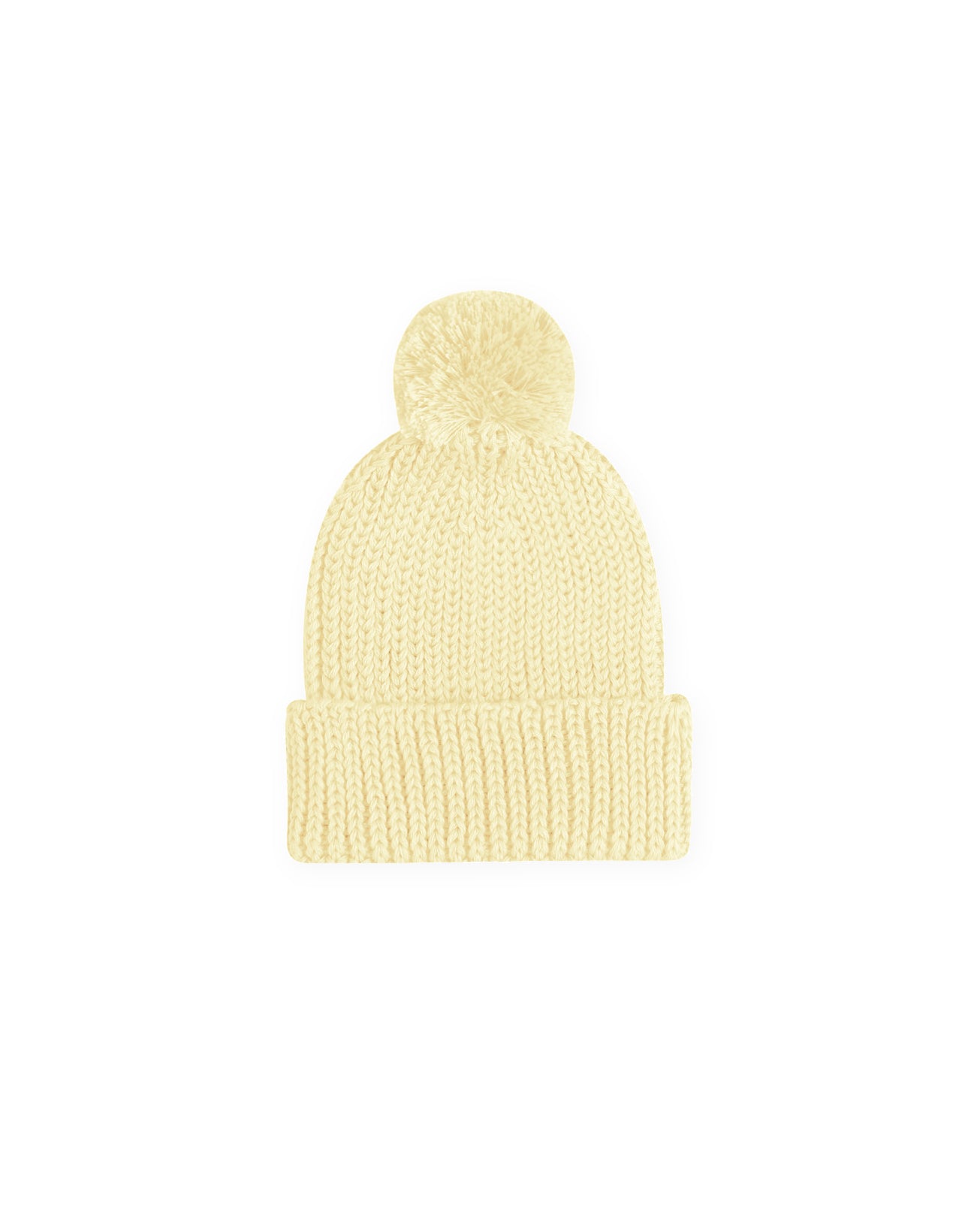 Gorro Pompom Amarelo