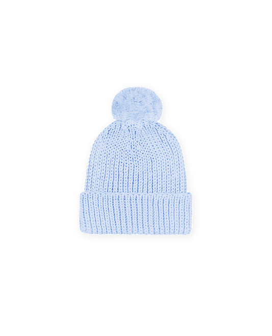 Gorro Pompom Azul 1305