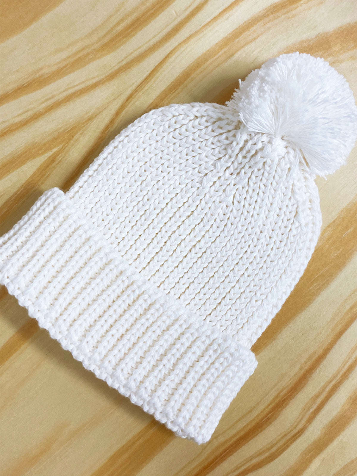 Gorro Pompom Branco