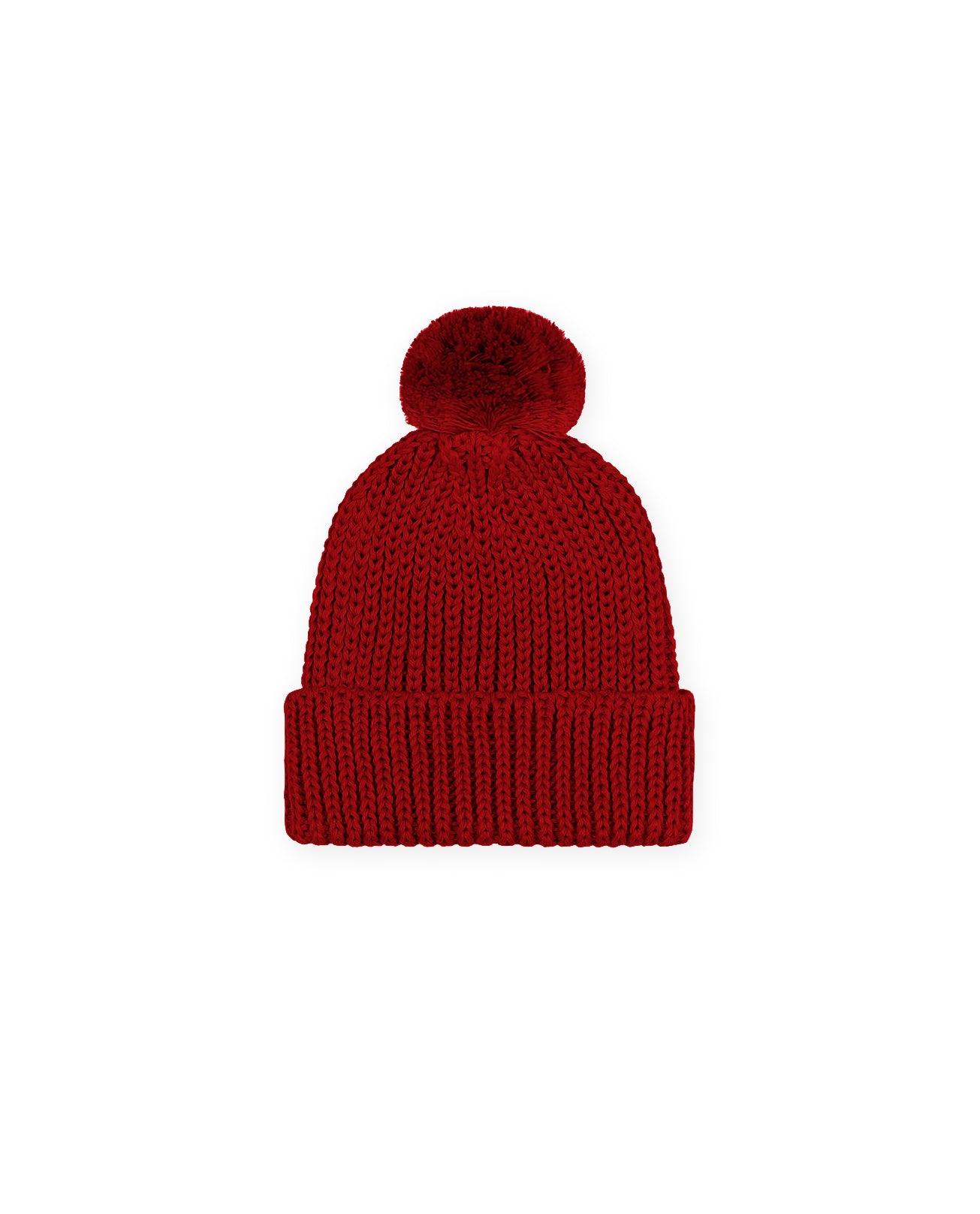 Gorro Pompom Vermelho