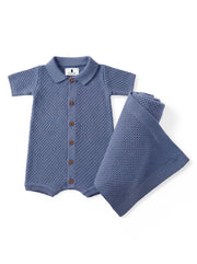 Conjunto Maternidade Brisa do Mar - Azul - Nina & Maria Baby Store