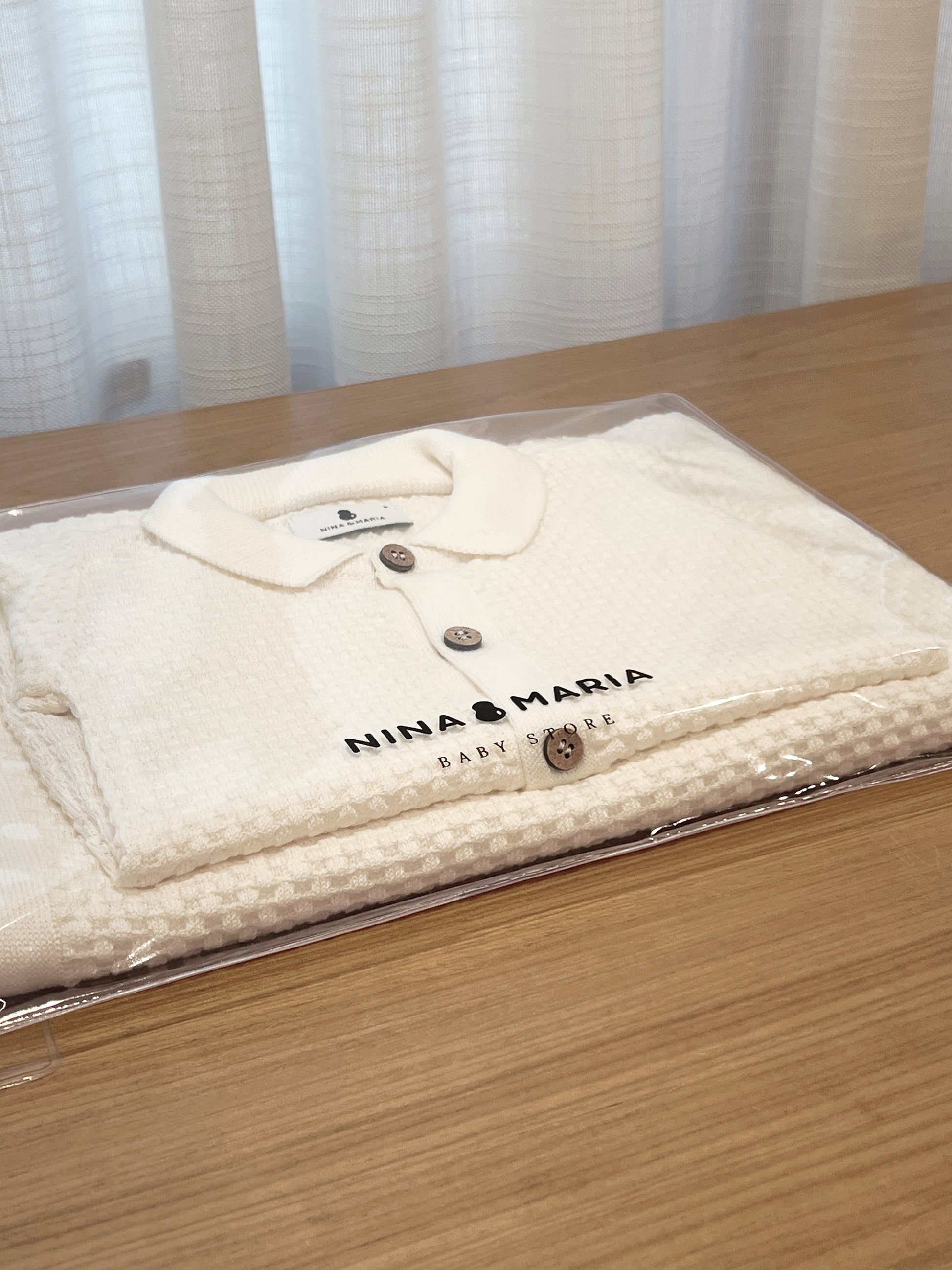 Conjunto Maternidade Brisa do Mar - Cru - Nina & Maria Baby Store