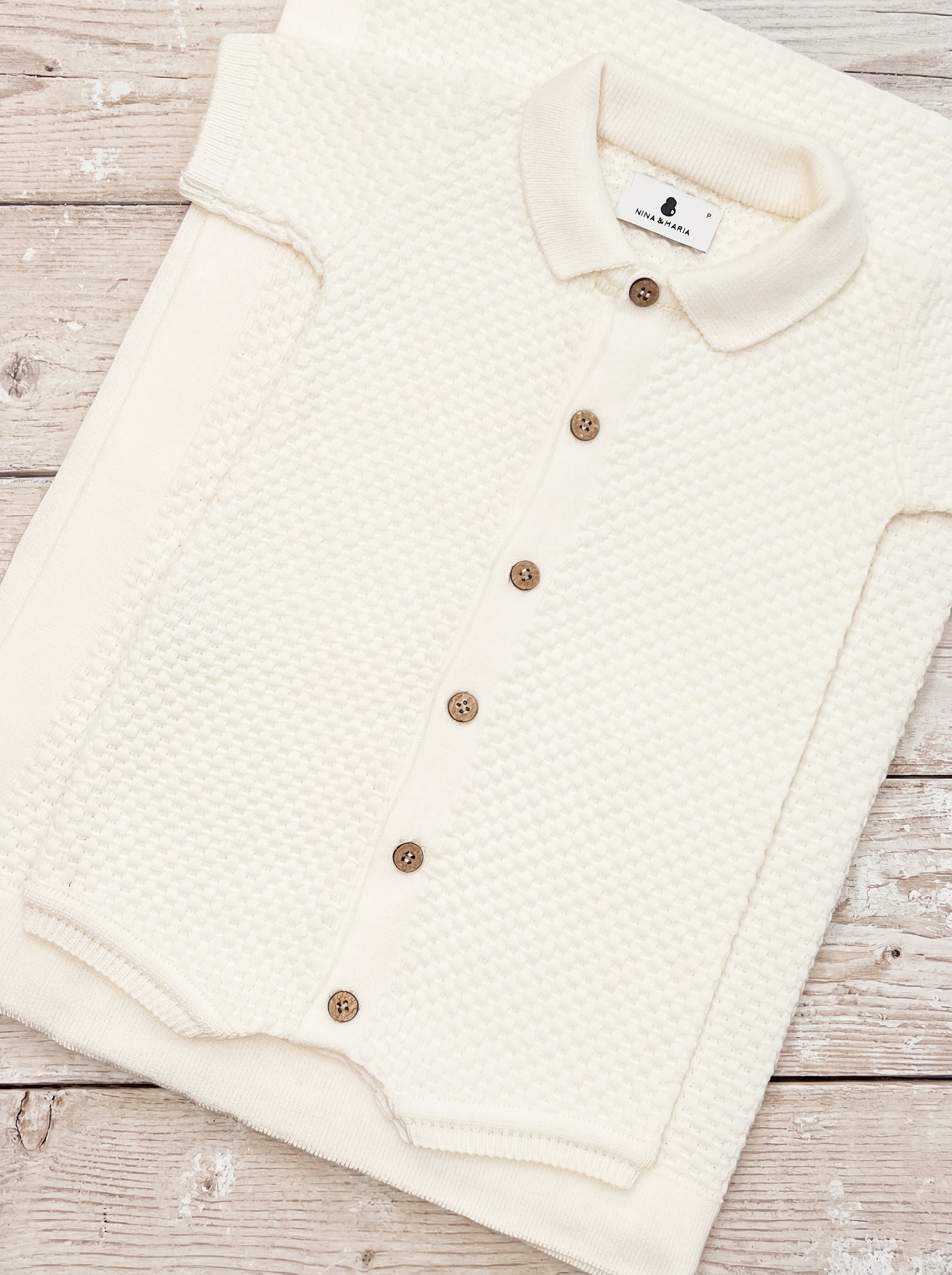 Conjunto Maternidade Brisa do Mar - Cru - Nina & Maria Baby Store