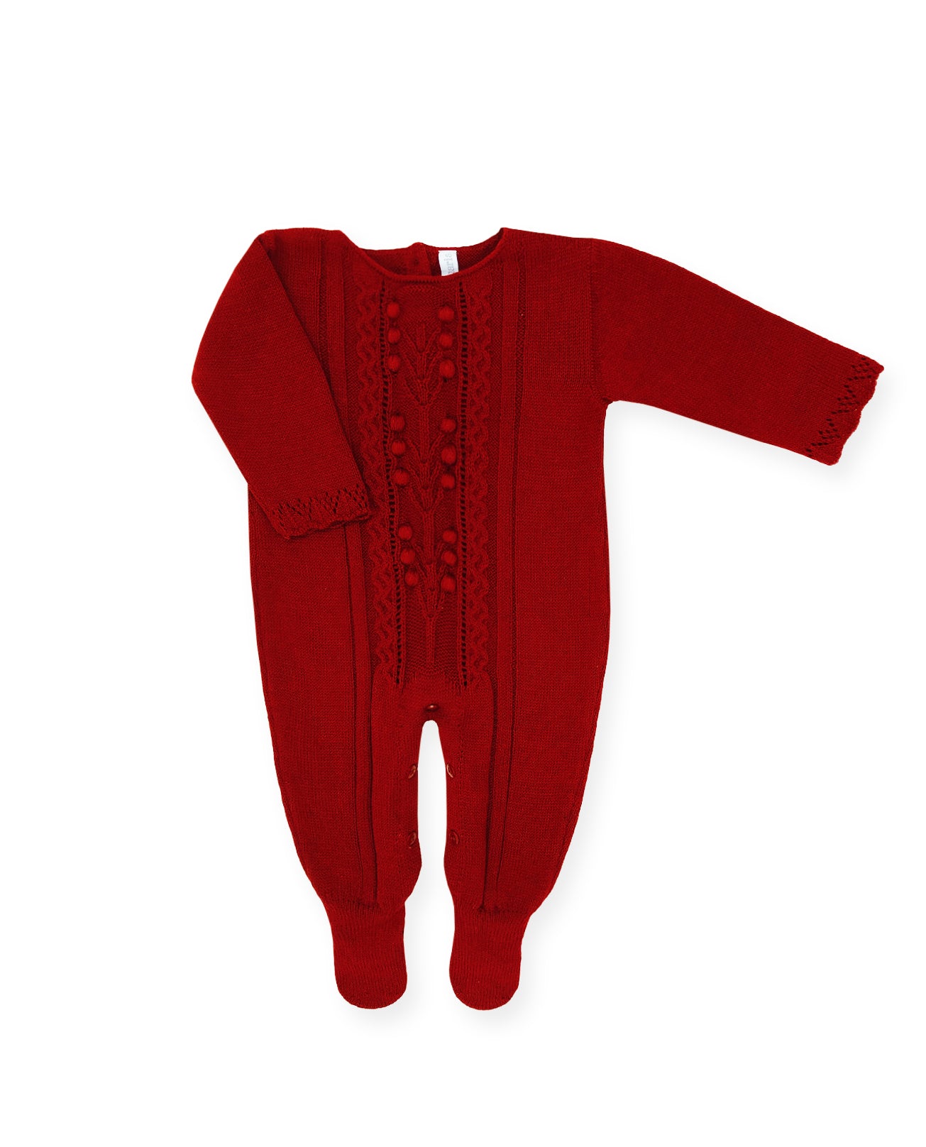 Macacão Broto Vermelho - Nina & Maria Baby Store
