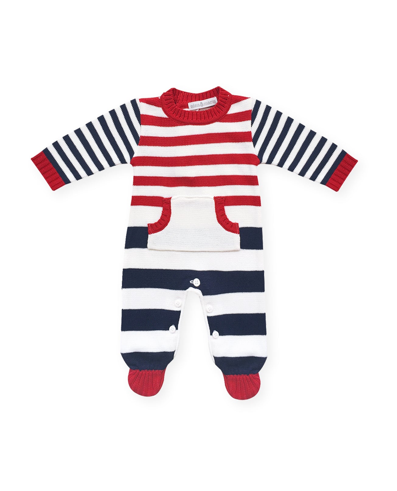 Macacão Canguru Navy - Nina & Maria Baby Store