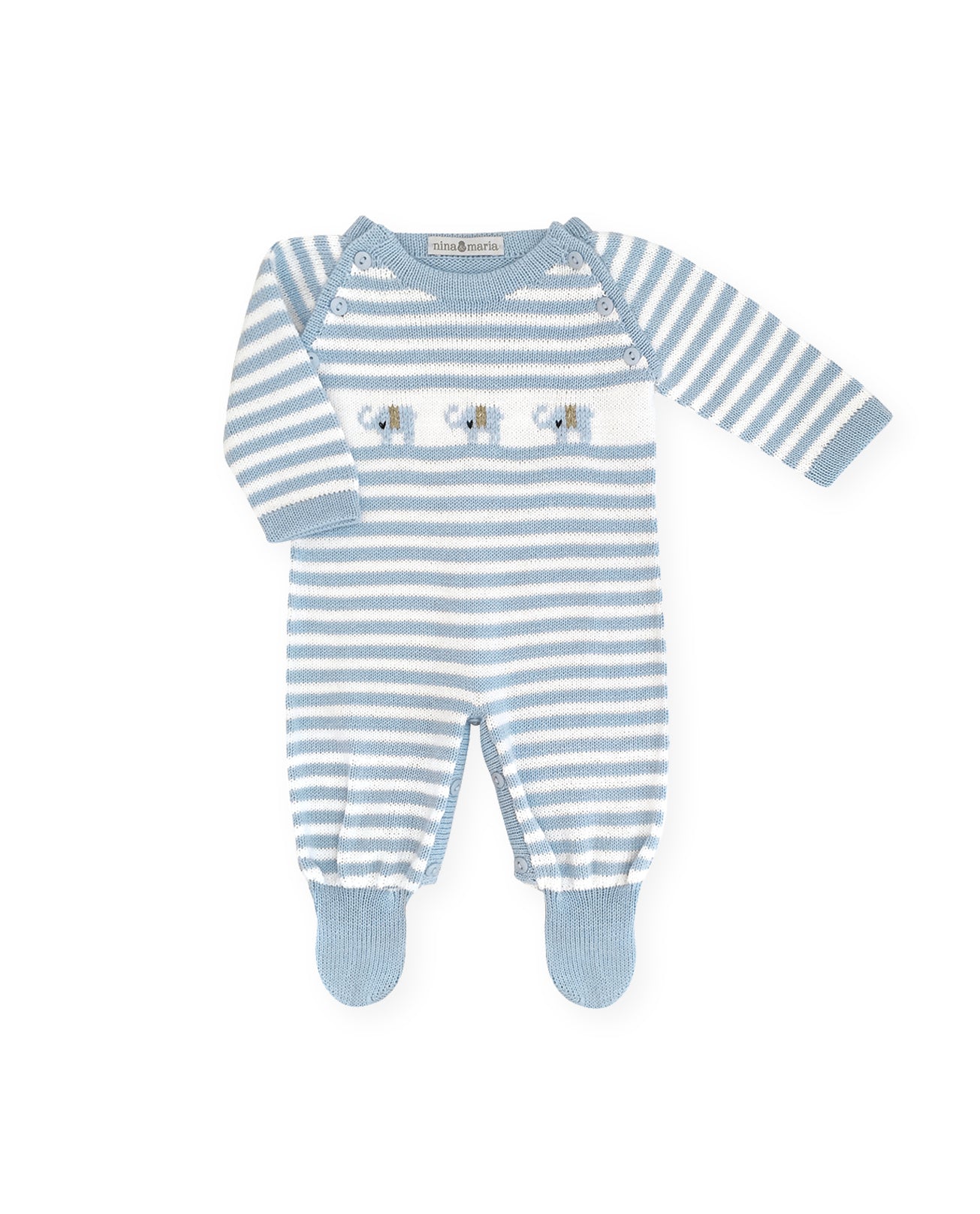 Macacão Elefantinho - Nina & Maria Baby Store