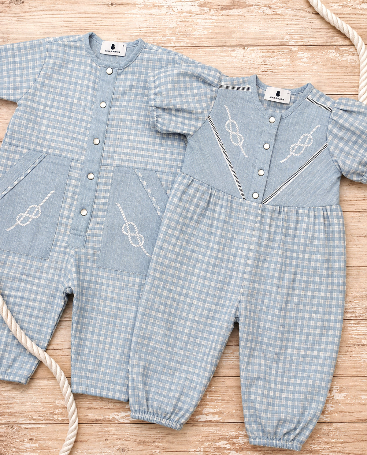 Macacão Maré - Nina & Maria Baby Store