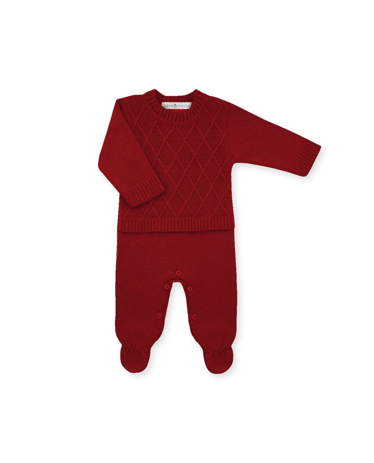 Macacão Wire Vermelho - Nina & Maria Baby Store