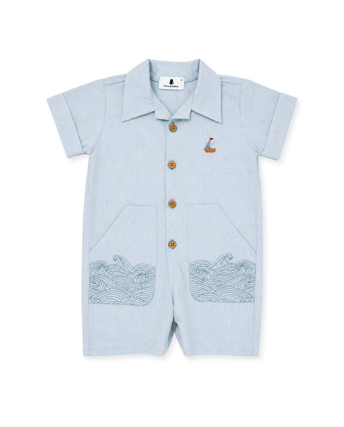 Macaquinho Ondas - Nina & Maria Baby Store