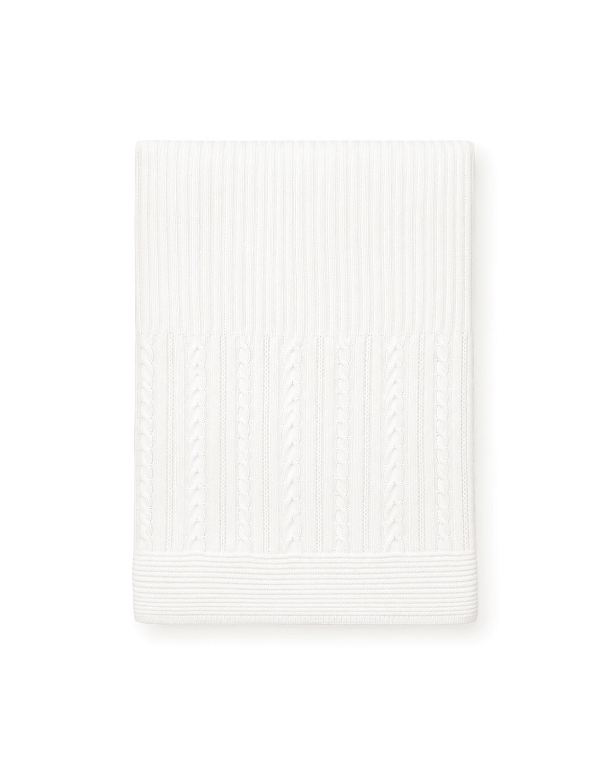 Manta Braid Branca - Nina & Maria Baby Store